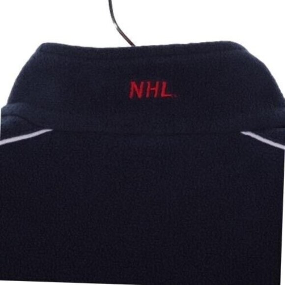New York Rangers NHL Fleece Mens Medium Pullover Half-Zip Jacket - Picture 8 of 11